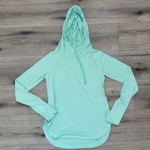 Athleta Uptempo Hoodie Sweatshirt Mint Green